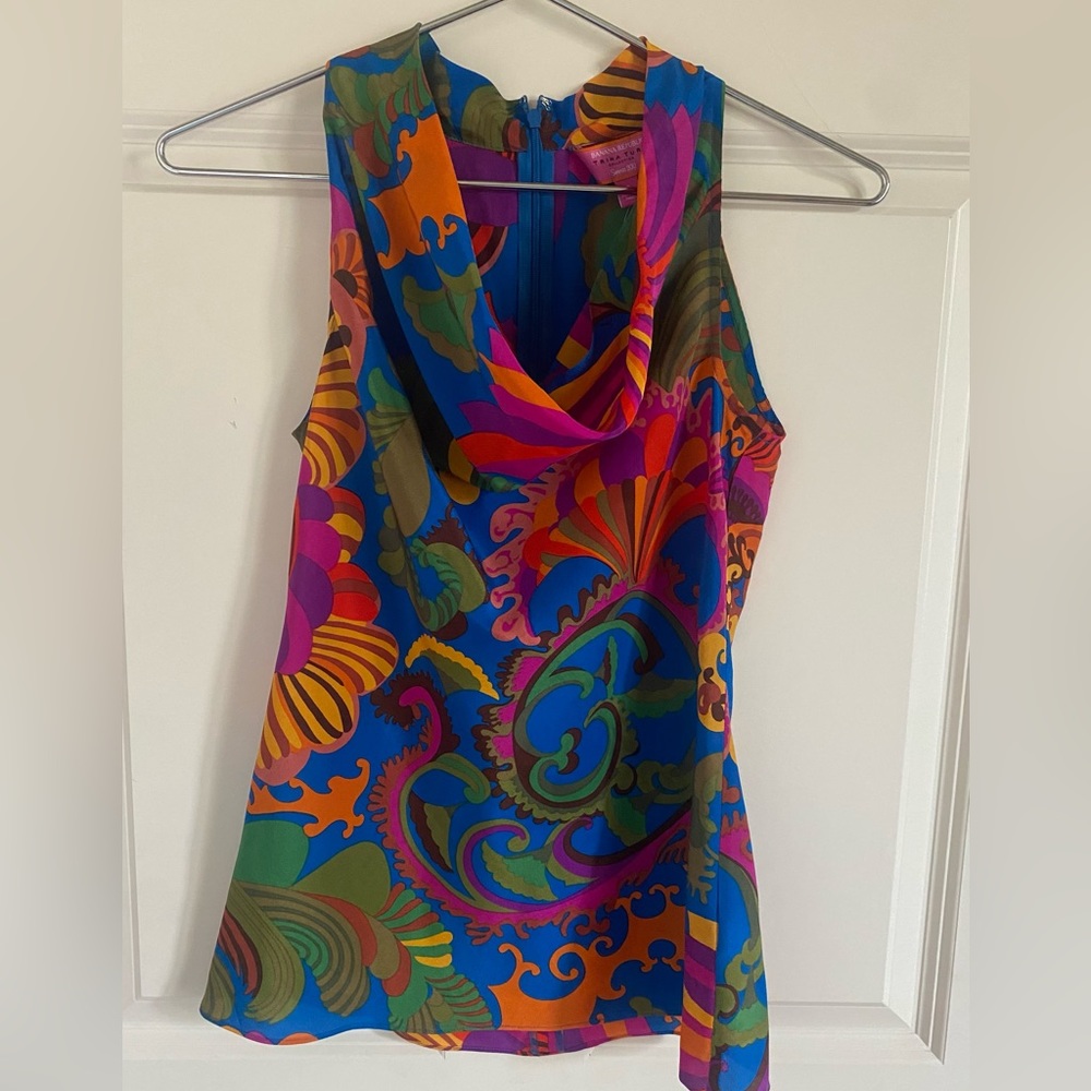 New Trina Turk for Banana Republic silk top